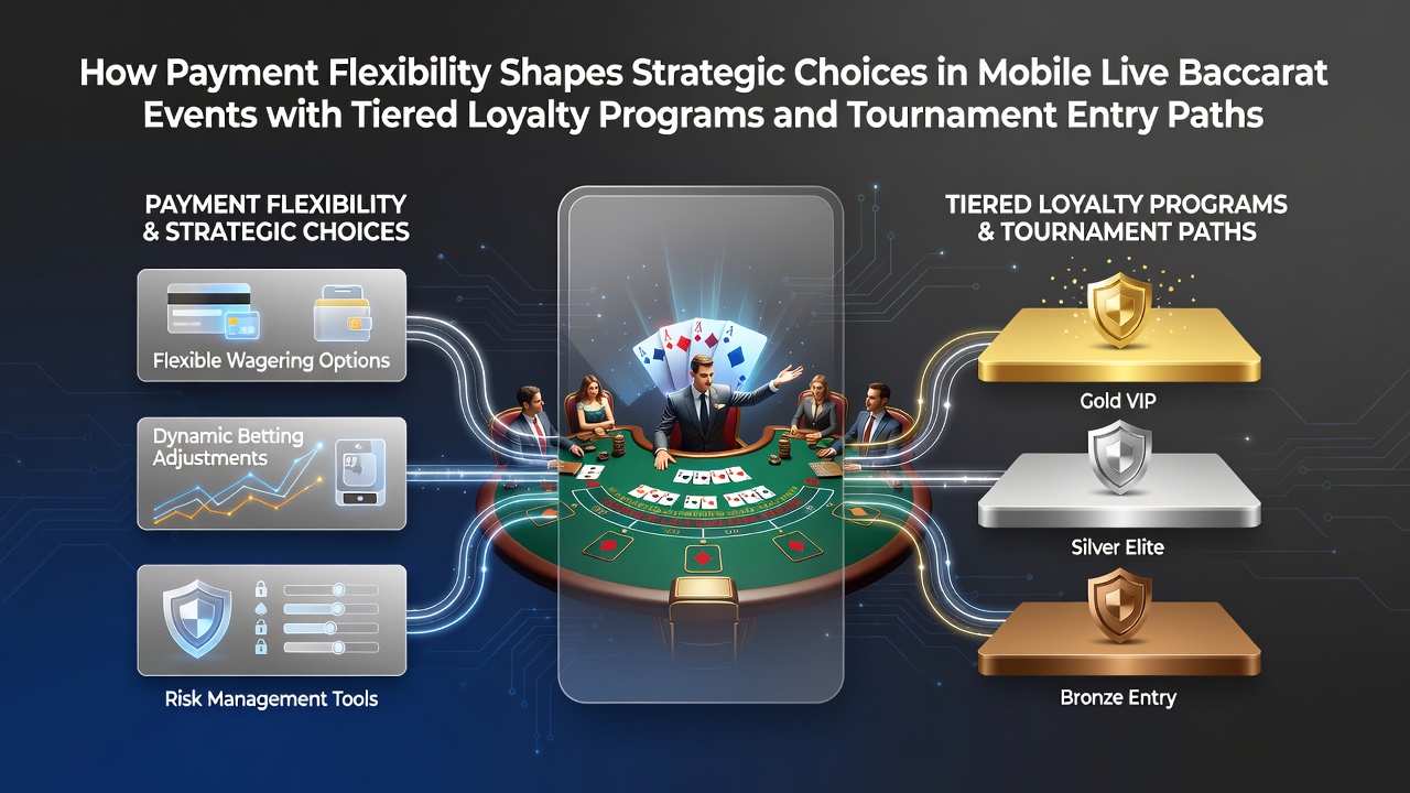 Mobile Live-Baccarat-Session mit gestaffelten Treueoptionen und flexiblen Transaktionen