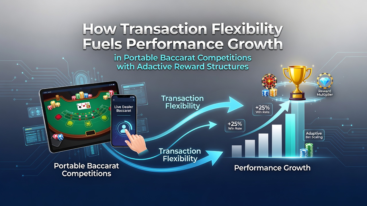 Mobile Baccarat Turnieroberfläche mit flexiblen Transaktionsoptionen und adaptiven Belohnungstiers