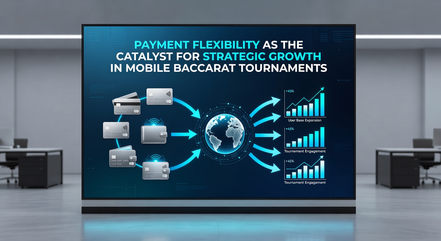 Darstellung von Zahlungsflüssen und Turnierwachstum in mobilen Baccarat-Anwendungen