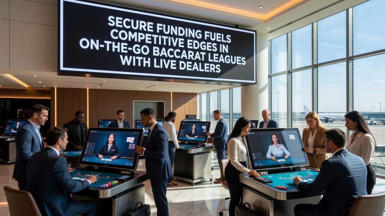 Mobile Baccarat-Spieler nutzen sichere Finanzierungsoptionen während Live-Dealer-Sessions auf tragbaren Geräten