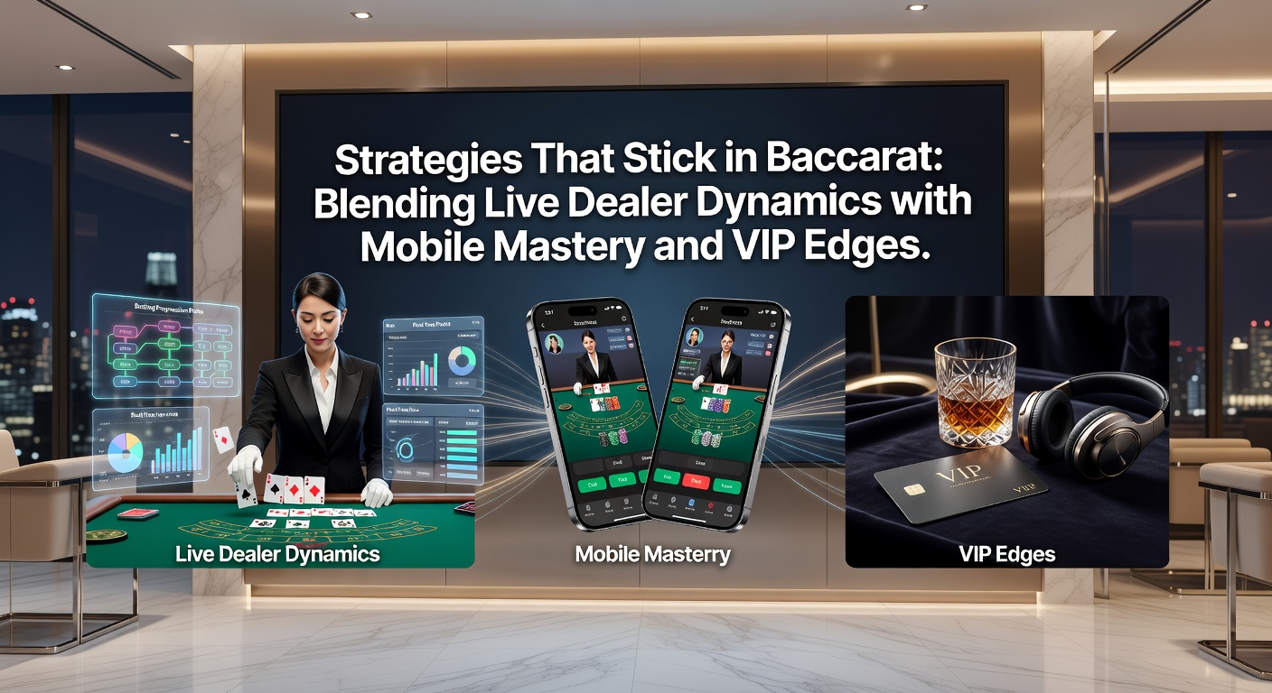 Mobile Baccarat-App im Einsatz auf Smartphone, mit VIP-Tisch-Optionen und Live-Feed